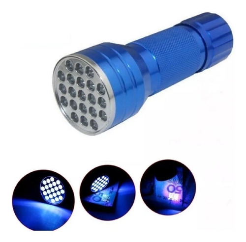 Linterna Uv 21 Led Curado Esmalte Uñas Adhesivo Ultravioleta