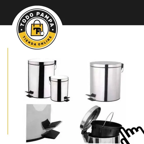 Cesto basura acero inoxidable 12 litros clearance
