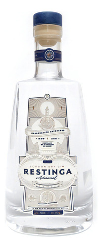 Restinga London Dry gin artesanal premiado x 700ml