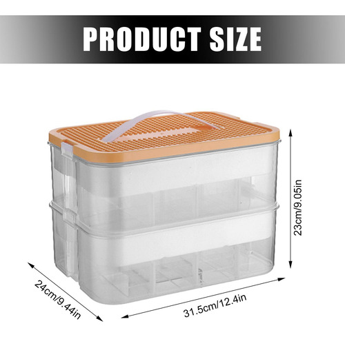 Caja De Almacenamiento De Bloques De Construcción Contenedor