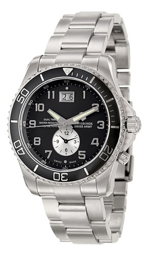 Victorinox Swiss Army 241441 Maverick Gs Dual Time Black Dou