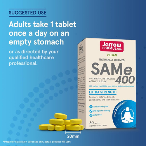 Same 400 Jarrow Formulas 60 Tabletas