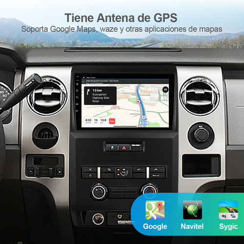 Dh1 Estéreo 2+32g Para Ford Lobo F-150 2009-2014 Cámara Gps
