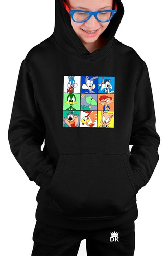 Poleron Estampado Para Niños Tiny Toon 5,  Colores Varios