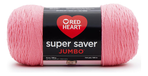 073650016004 Super Saver Jumbo Yarn, Perfect Pink