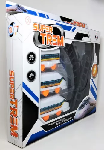 Ferrorama Super Trem Bala Mini Presente Brinquedo Decoração