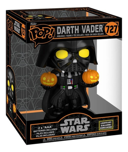 Funko Pop Super: Star Wars - Darth Vader Con Calabazas Elect