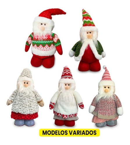 Muñecos Patilargos Patilarga Reno Ropa Surtida Blanca Roja