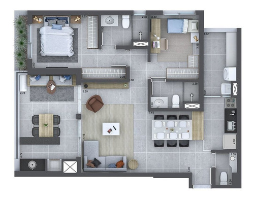 Imagem 29 de 30 de Apartamento À Venda No Bairro Barra Funda - São Paulo/sp - O-1706-6307