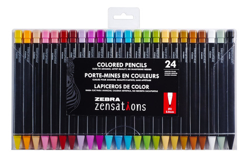 Lápices Zebra Zensations De Colores Mecánicos, Tamaño Ldc