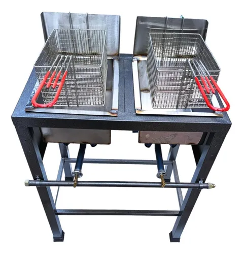 comprar 1 Freidora De Papas Doble Uso Rudo Gris Silver