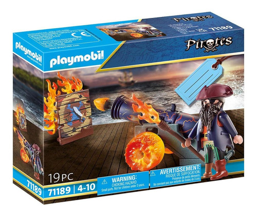 Playmobil Pirates: Pirata Con Cañon 71189