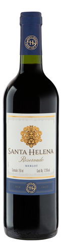 Vinho tinto meio seco Merlot Santa Helena Reservado 750 ml