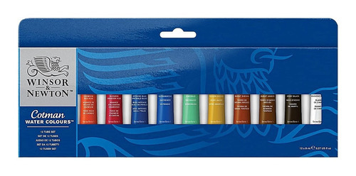Juego Acuarelas Cotman 8ml 12 Tubos Winsor & Newton Arte