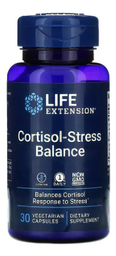 Life Extension Cortisol Stress Balance 30 Cápsulas Sabor Sin Sabor