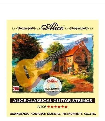 Juego De Cuerdas Para Guitarra Clásica Alice