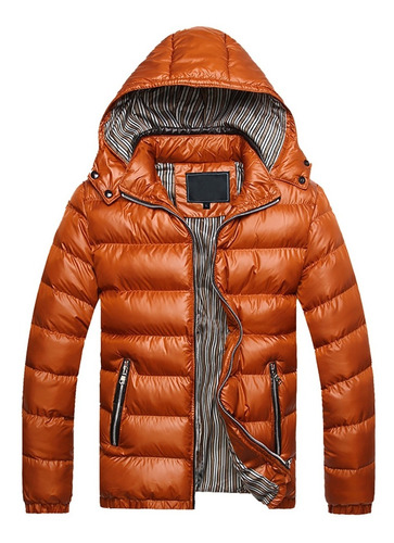 Nuevo Abrigo De Invierno Acolchado Para Hombre Con Capucha