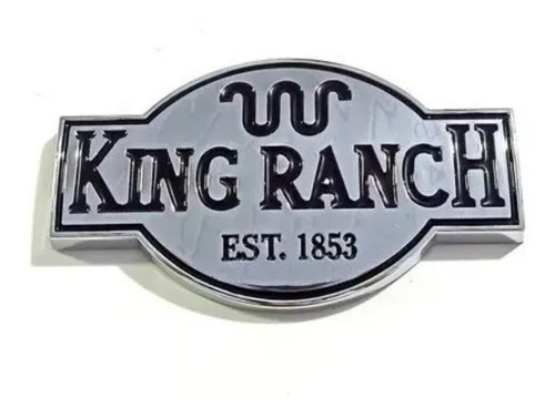 Emblema King Ranch Tampa Traseira F250 F350 F1000 Ranger