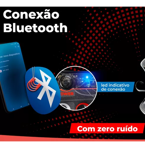 Mini Player Caixa Bob Paredão Ajk Com Bluetooth E Zero Ruído