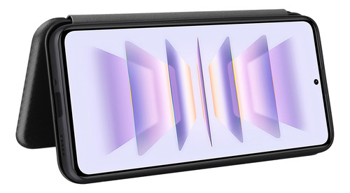 Funda Con Tapa De Fibra De Carbono Para Motorola G15/g35/g55/g75/g85-pc Hybrid, 5 Colores, A Prueba De Golpes, Ultrafina, Cierre Magnético