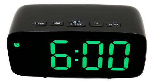 Reloj Digital Con Espejo, Pantalla Grande, Alarma Led, Elect