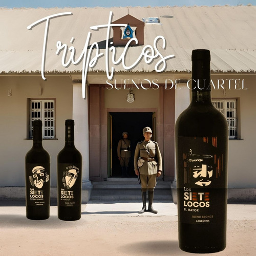 Combo #7- Vinos Los Siete Locos Pack X3bot- Sueño De Cuartel