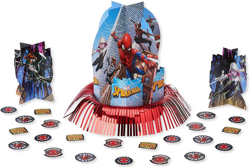 Decoración De Mesa Spider Man