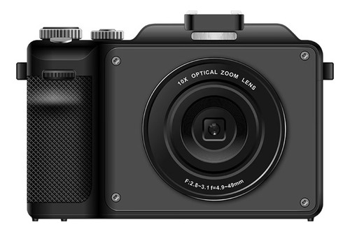 Cámara Digital Selfie Slr 4k 48mp Fsd-x9 Negro 64gb