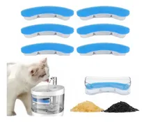 Comprar Fuente Para Gato Bebedero Para Mascotas+6 Piezas Filtrado