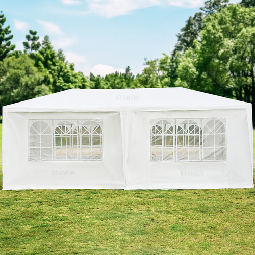 Toldo Carpa Reforzado 3x6 Metros Stanew Blanco Eventos 6x3