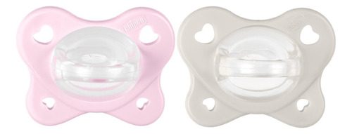 Chicco Chupetes Physioforma Dual Soft 2-6m 2 Unidades Rosa Rosa 2-6 Meses