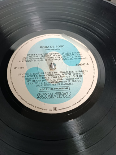 Lp Vinil - Roda De Fogo - Trilha Internacional (Usado)