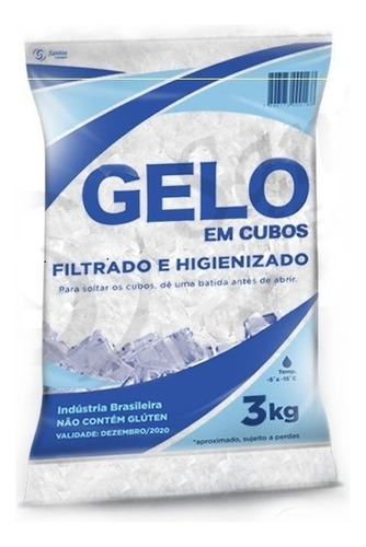 Saco Para Gelo 3kg C/código De Barra 14m C500