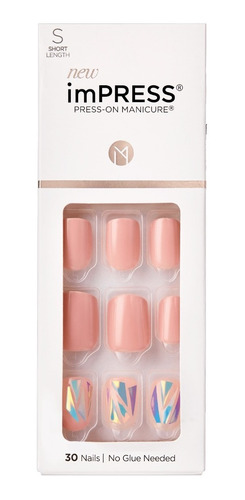 Uñas Adhesivas Kiss Impress Nails - N° Kim014 Miracle