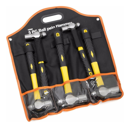 Stark 5-pieces Ball Pein Hammer Set 8, 12, 16, 24, 32 Onzas