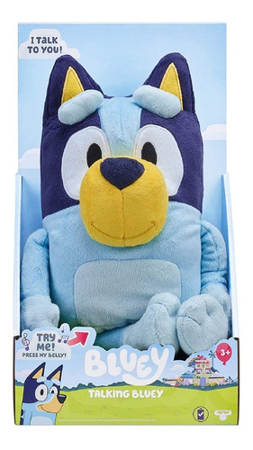 Bluey Peluche Interactivo Con Sonidos 33 Cm