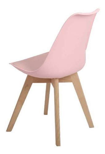 Imagen 2 de 2 de Silla de comedor Garden Life Tulip, estructura color rosa, 1 unidad