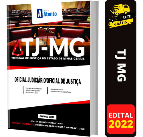 Apostila Tj Mg - Oficial Judiciário / Oficial De Justiça