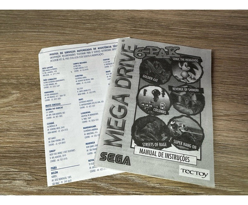 6 Pak Tectoy - Mega Drive (Usado)