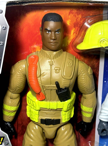 Coleção Conjunto 4 Bonecos Articulados Profissões Com Acessórios - Boneco Menino Estilo Max Steel Profissão - Members Mark : Explorador Da Natureza + Piloto De Avião Caça + Bombeiro + Astronauta