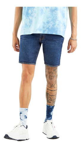 Shorts Hombre 412 Slim Azul Oscuro Levis