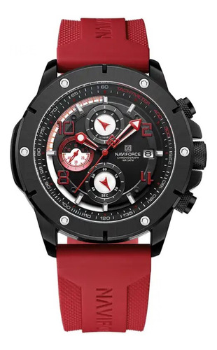 Naviforce Reloj Deportivo Para Caballero Cronógrafo New 