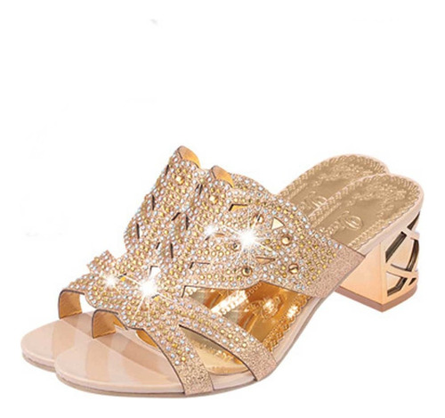 U Zapatos De Mujer Zapatillas De Diamantes De Imitación  [u]