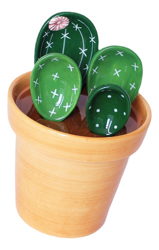 Cucharas Medidoras De Estatuilla De Cactus Cuchara De Arroz