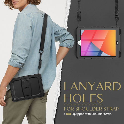 A Funda Para iPad 9 8 7 Generación De 10.2in Rudo Protector