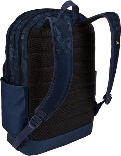 Mochila Case Logic Query Brick Blue Floral Ccam4116 Cor Azul