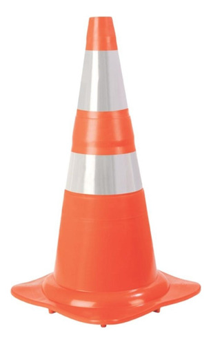 Cone Flexivel Plastcor Nbr Laranja 75cm  70000018