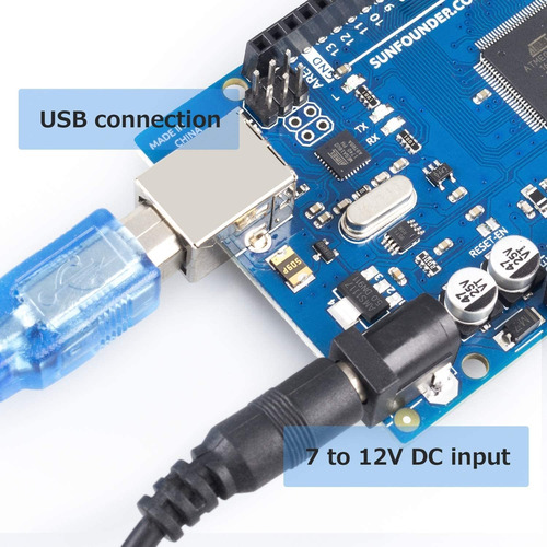 Sunfounder Mega 2560 R3 Atmega2560 - 16 Au Placa (con Arduin