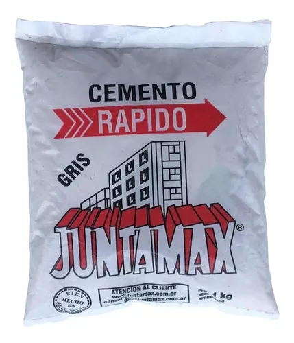 Cemento Rápido Gris Juntamax X 1 Kg