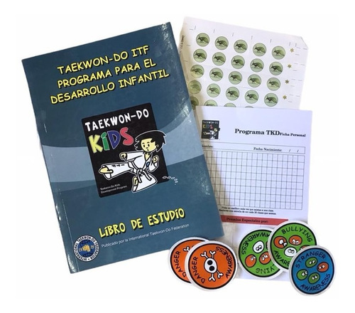 Libro De Estudio Taekwon-do Itf Kids Taekwondo Infantil